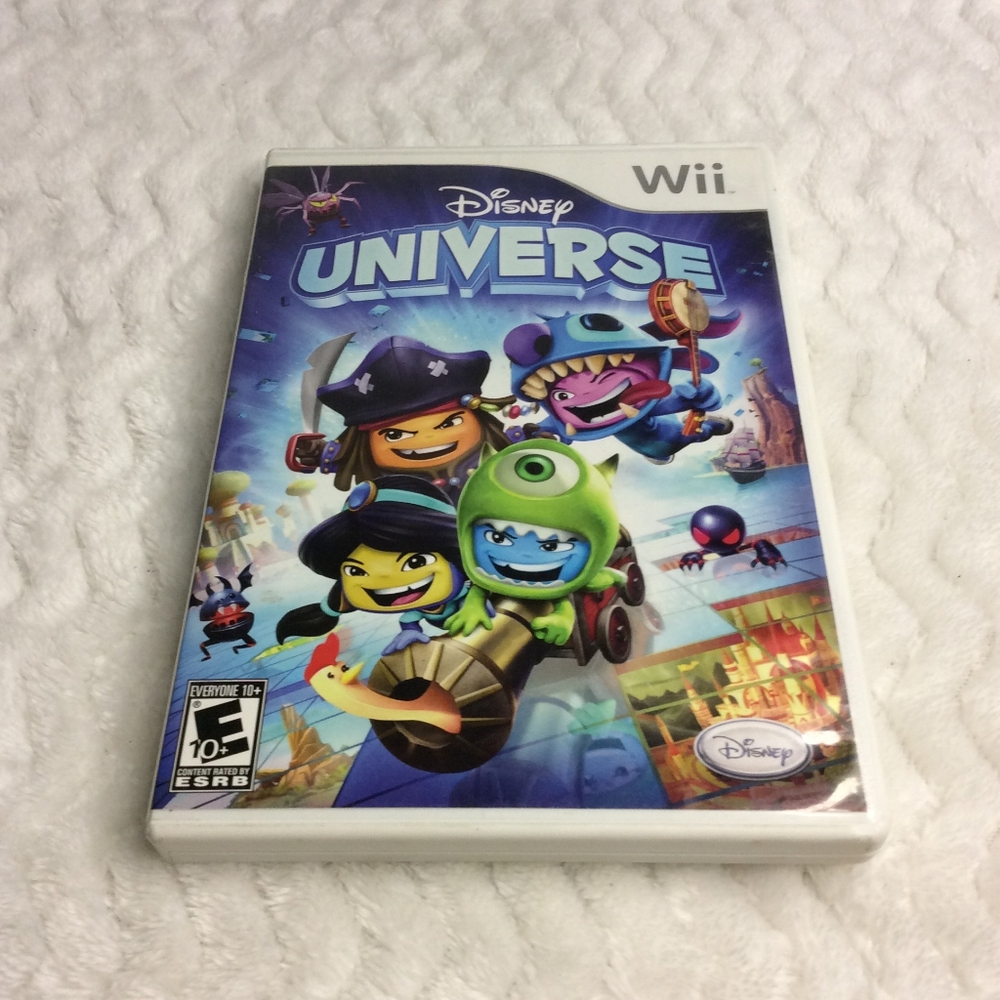 Disney Universe Video Game Nintendo Wii Clean Disc Tested With Manual CIB